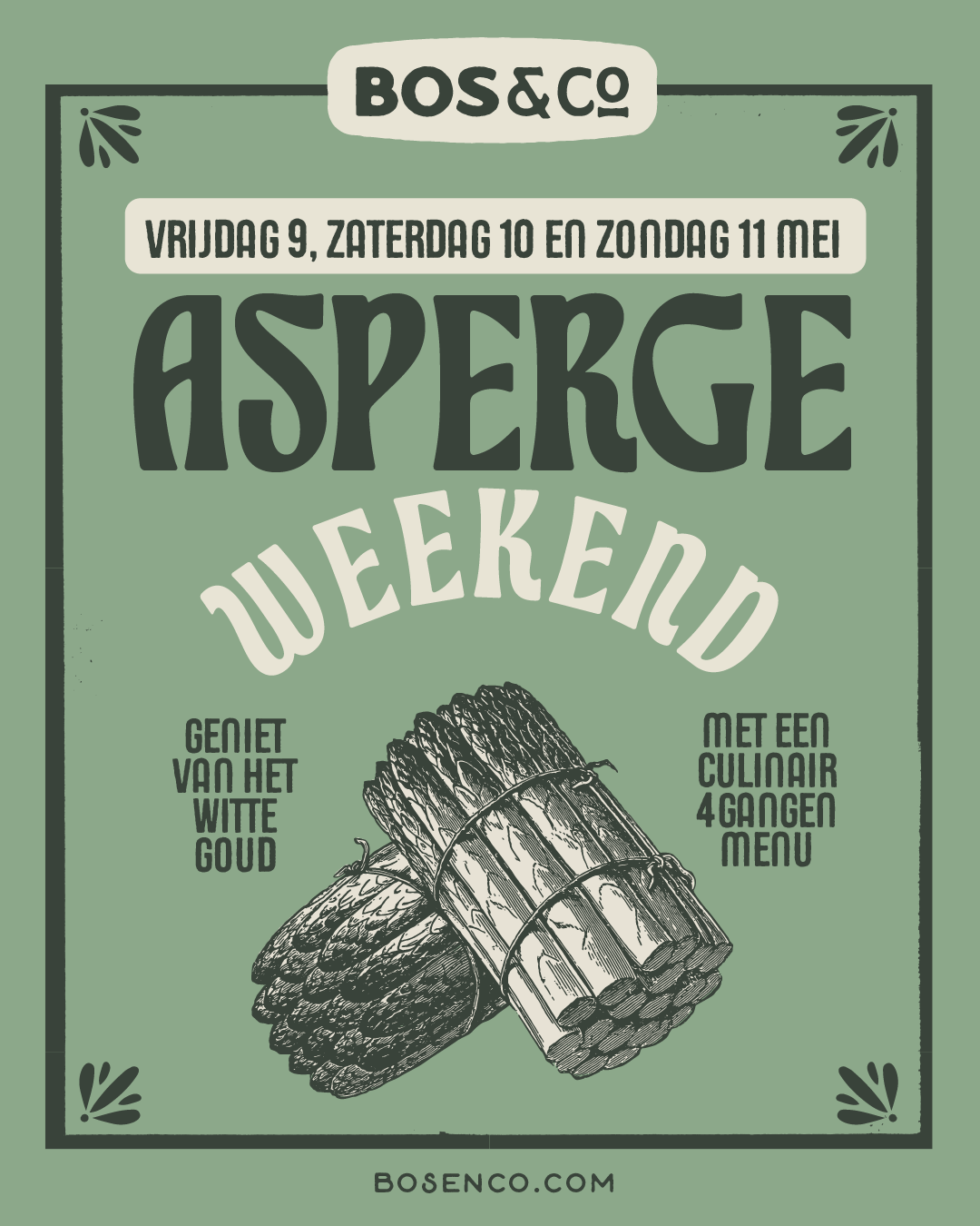 Social post bc asperge | Agenda | Bos & Co - Oosterhout