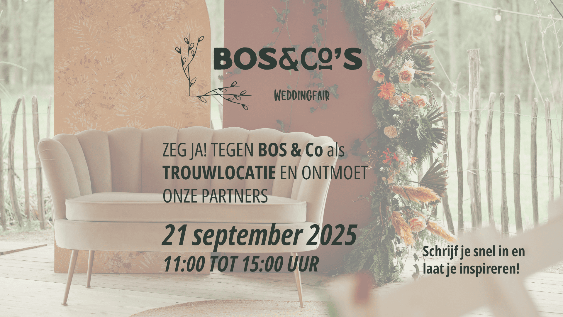 Button weddingfair | Bruiloft | Bos & Co - Oosterhout