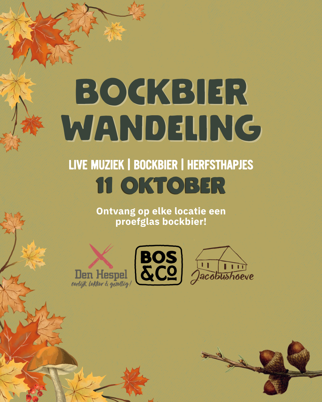 Bockbiersocialpost | Agenda | Bos & Co - Oosterhout
